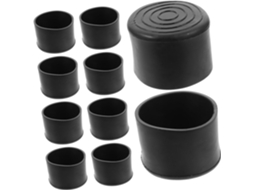 Tampas De Borracha Pvc Para Extremidades, Capas Protetoras, Pontas De Plástico Flexíveis, 10 Peças, Porcas E Parafusos