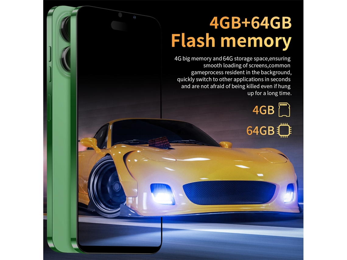 Smartphone Laxiscreed 3g Com Grande Tela, 4gb Ram E 64gb De Armazenamento
