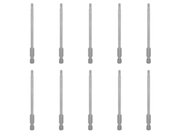 10 Peças Broca Parafuso Hexagonal 3mm Magnética Elétrica Robusta Ferramenta Manual Hardware S1/4 100mm
