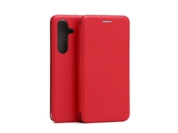 Capa para Samsung Galaxy S24 S BELINE Pele Sintética Magnética Vermelho