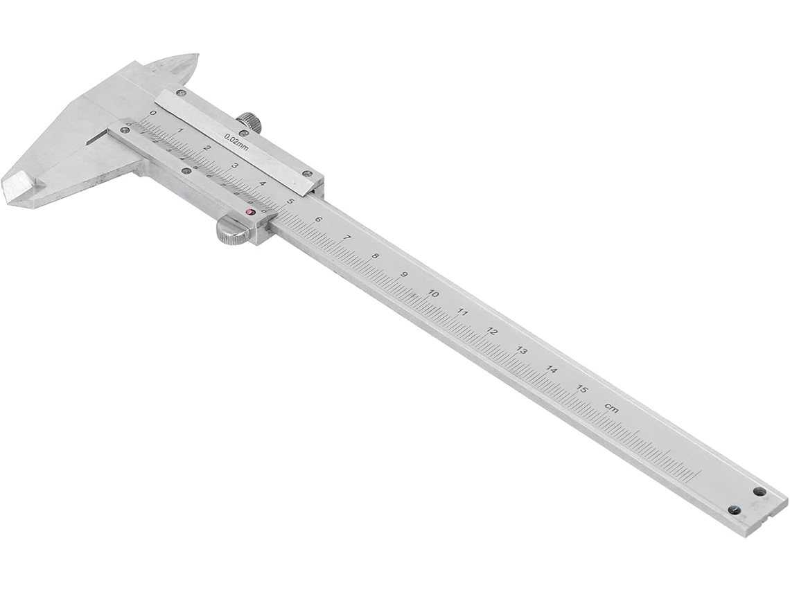 Régua Vernier Em Aço Carbono, Instrumento De Medição Preciso, Para