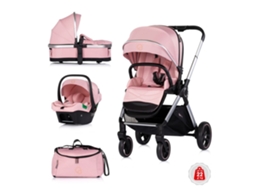 Carrinho De Bebé 3 Em 1 Euphoria De Chipolino Até 22 Kg - Powder Pink