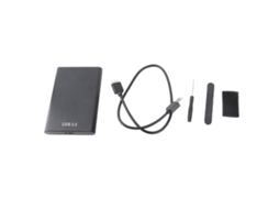 2026zentro-enclosure Externo Para Ssd/hdd 2.5 Polegadas Sata Usb 3.0 Case Para Laptop 7-9.5mm Preto (sem Disco Rígido)