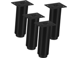 Conjunto De 4 Pés Apoio Para Móveis, Incluindo Suportes Para Cama, Elevadores De Cama E Niveladores Móveis Fácil