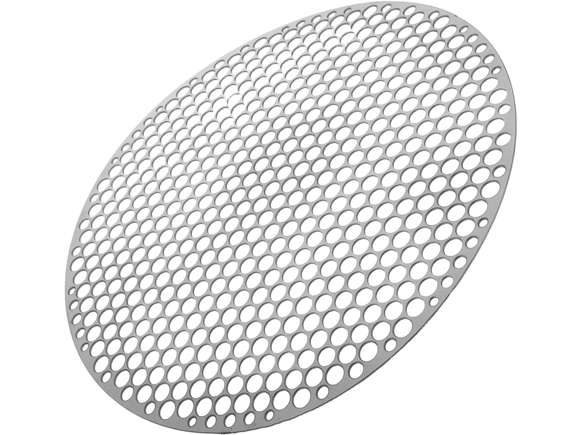 Grelha Redonda Para Churrasco Em Aço Inoxidável Resistente Ao Calor Com Malha Fina, Reutilizável Para Carnes Grelha Redonda Para Churra Gokoco