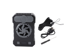 2026 ventilador Portátil com Clip para Cintura e Lanyard 5 Velocidades Recarregável com Luz de Emergência para Pesca e Ciclismo
