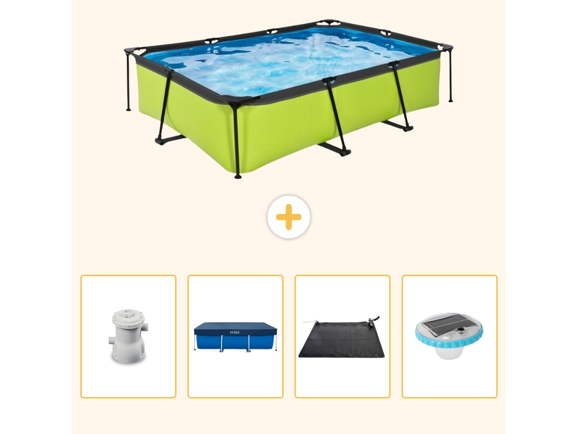 Exit-toys Piscina Exit Retangular - 300x200x65 Cm - 5-peças S328