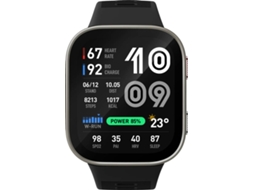 Smartwatch AMAZFIT Bip Max (2.07'' - Autonomia: Até 20 dias - Bluetooth - Prateado)