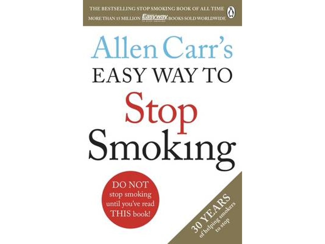 Livro allen carrs easy way to stop smoking de allen carr (inglês