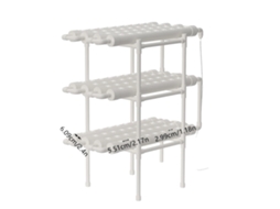 Sistema Hidropônico, 108 Locais Para Plantas, Design Em 3 Camadas, Branco Oem