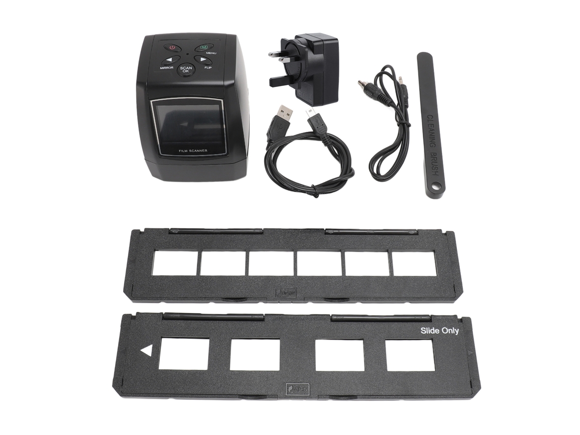 Scanner De Filmes Com Tela Lcd 5 Polegadas E 16g Memória
