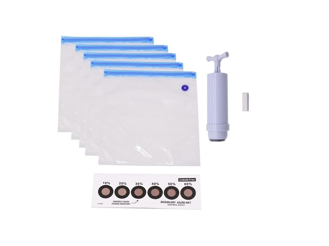 Kit de Sacos a Vácuo para Armazenamento de Filamento de Impressora 3D com Bomba Manual para Selagem de Carretel