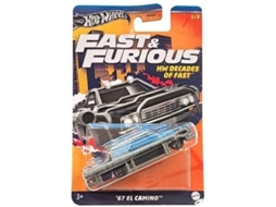Carro HOT WHEELS Fast and Furious (Envio Aleatório - Idade Minima Recomendada: 3 Anos)
