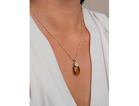 Pendente Folheado A Ouro Com Padrão Estampado Peng26 Sparkling