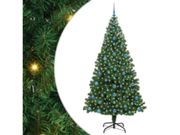 Conjunto 1 Luzes De Cordão Decorativas Vidaxl Verde Pvc (210 Cm)