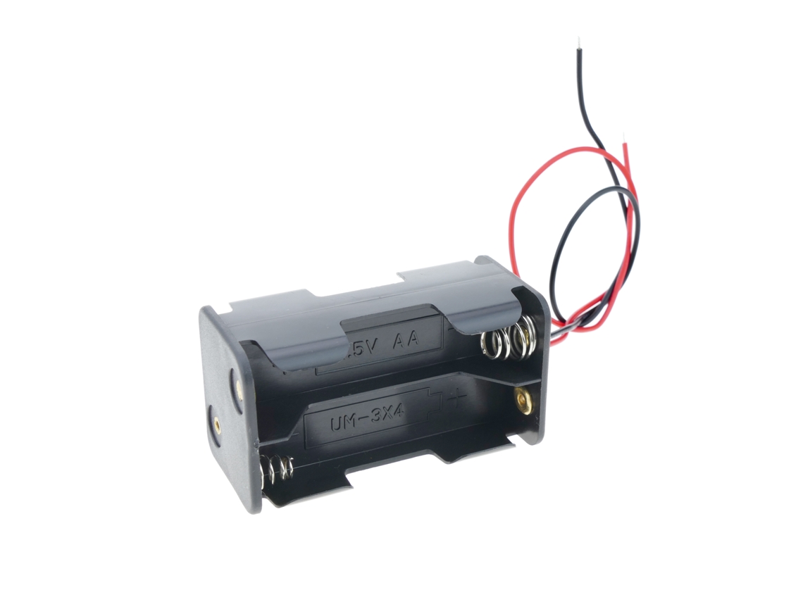 Suporte De Bateria para 4 Aa 1.5V Lr6 BEMATIK