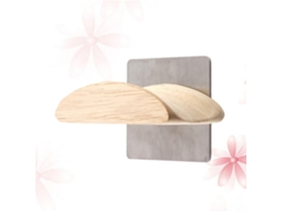 Suporte De Parede Para Fones Ouvido Com Base Estável Em Aço Inoxidável E Madeira Maciça Design Simples Elegante Exibição