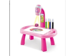 Desenho Gráficos Mesa de Desenho Artístico Infantil Projetor Led Quadro de Pintura Secretária Artes e Ofícios Tipo B 04
