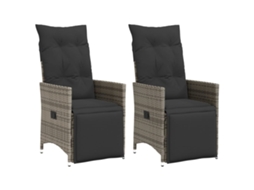 Reclining Garden Chair, Reclining Garden Chairs Vidaxl Cinzeto Rattan / Vime (n/a)