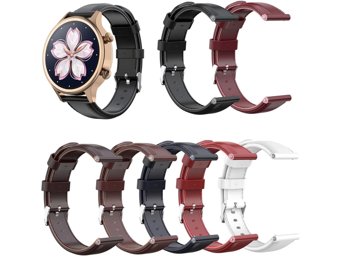 Pulseira De Couro Em Formato De T Para Relógio, Elegante E Sofisticada. Gokoco