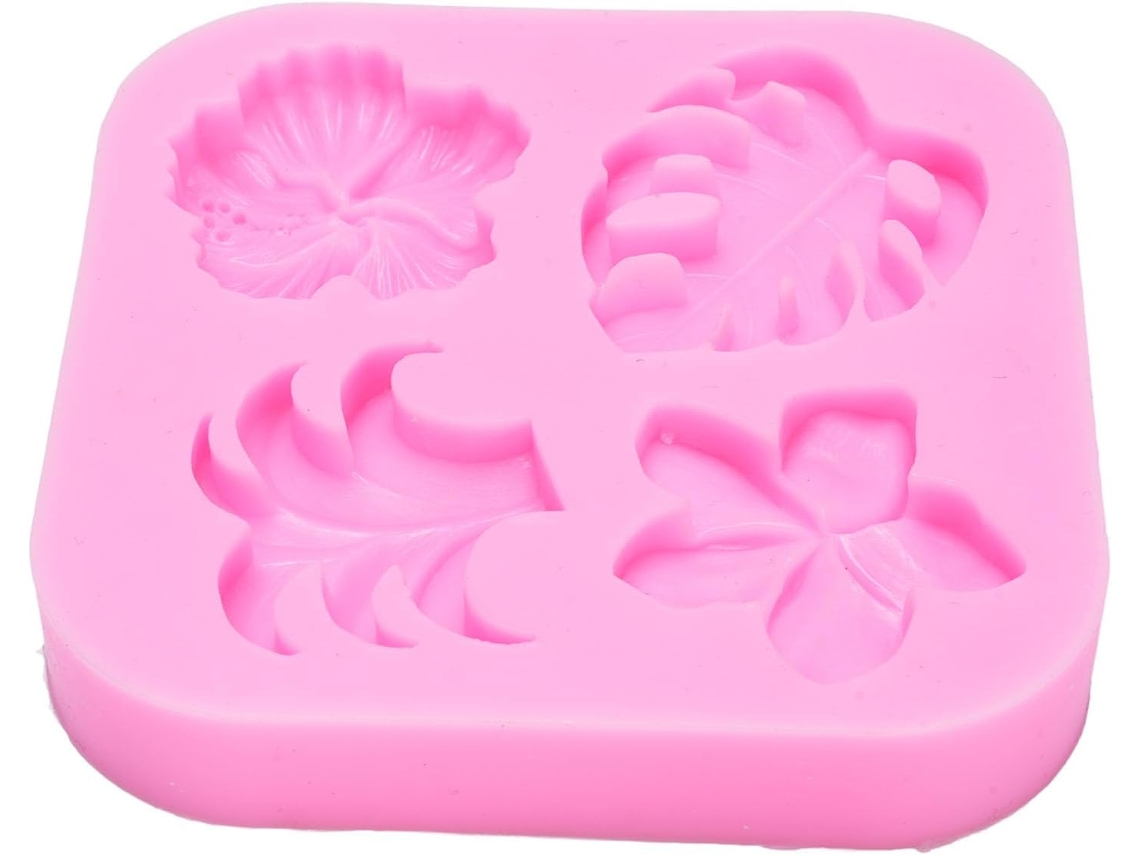 Molde De Silicone De Qualidade Alimentar Para Flores E Folhas