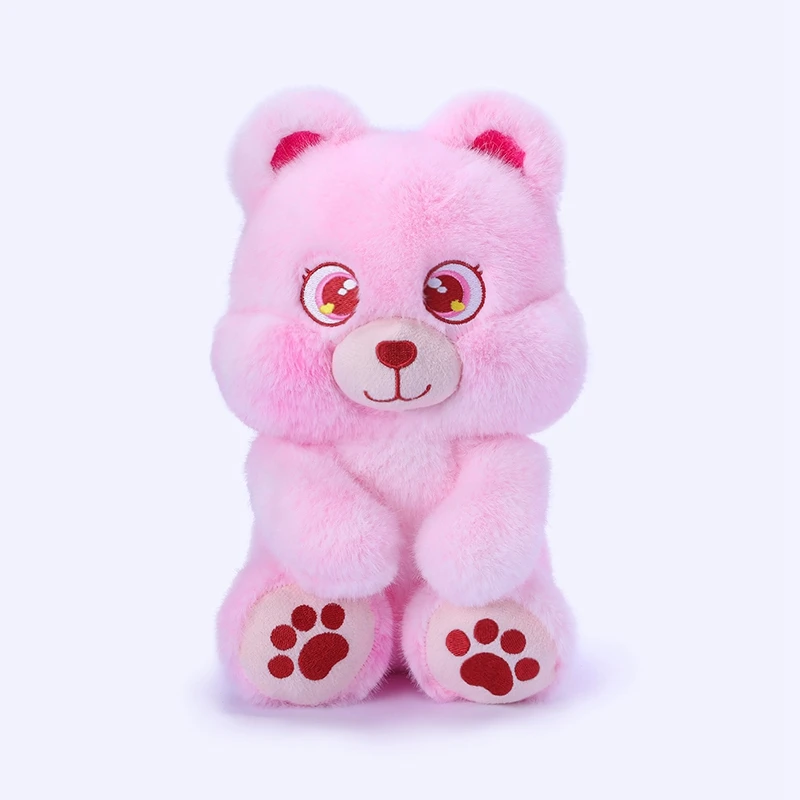 Lindo Brinquedo de Pelúcia Realista de Anime, Adorável Ursinho de Pelúcia MDUG (rosa 30cm)