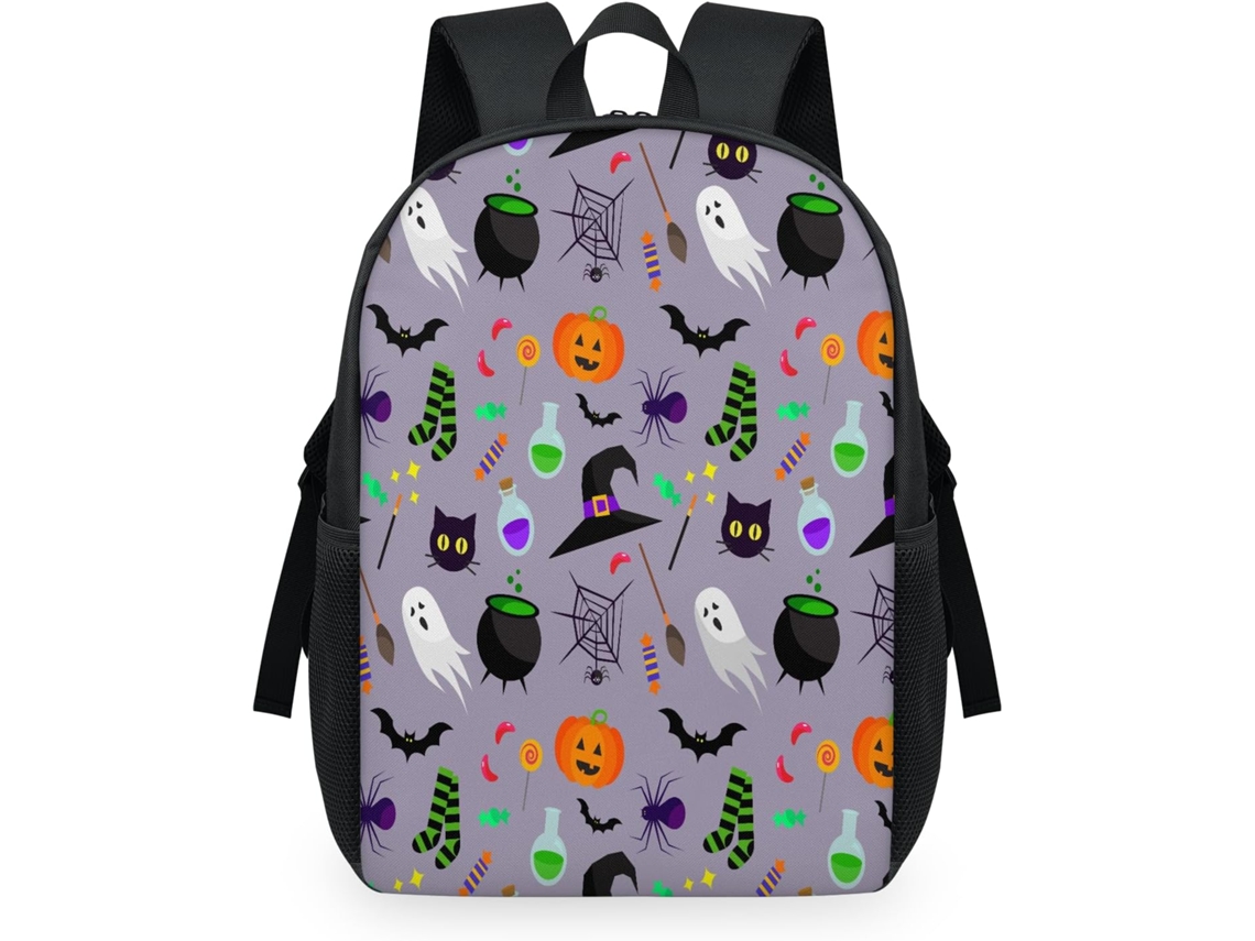 Mochila Tropicallife com Tema de Halloween para Crianças (32.5x15x44.9 cm)