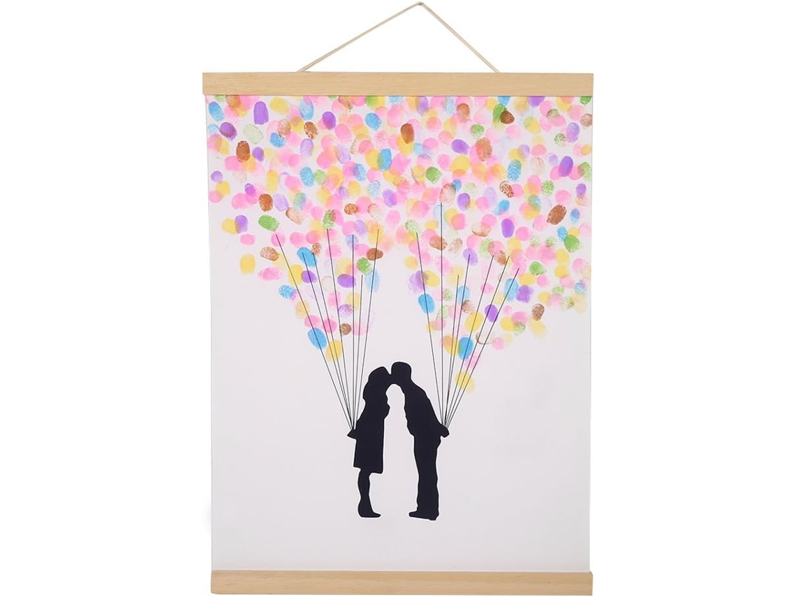 Suporte Poster Branco, Moldura Magnética Moderna para Fotos com Efeito Serragem, Suporte Poster Faça Você