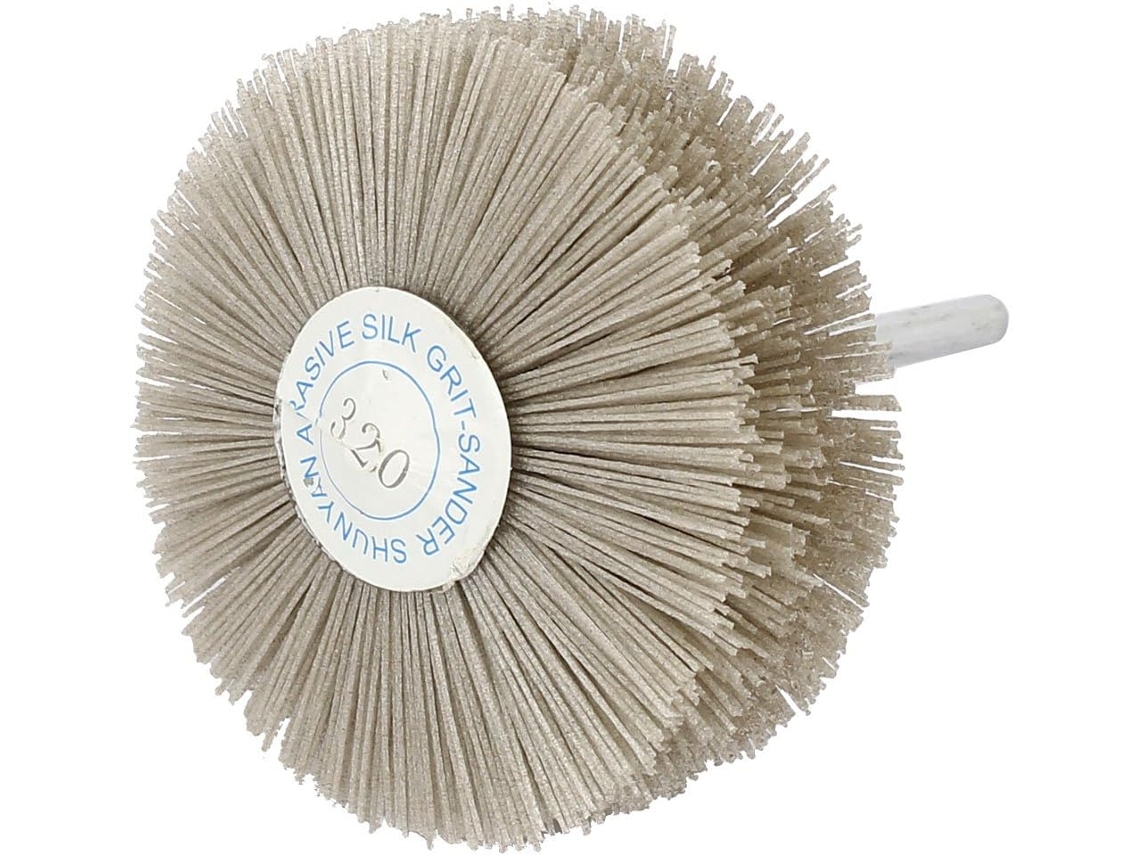 Escova de Nylon para Esmerilhar com Haste 6 Mm e Diâmetro 82 Grão 320 CHABERLU
