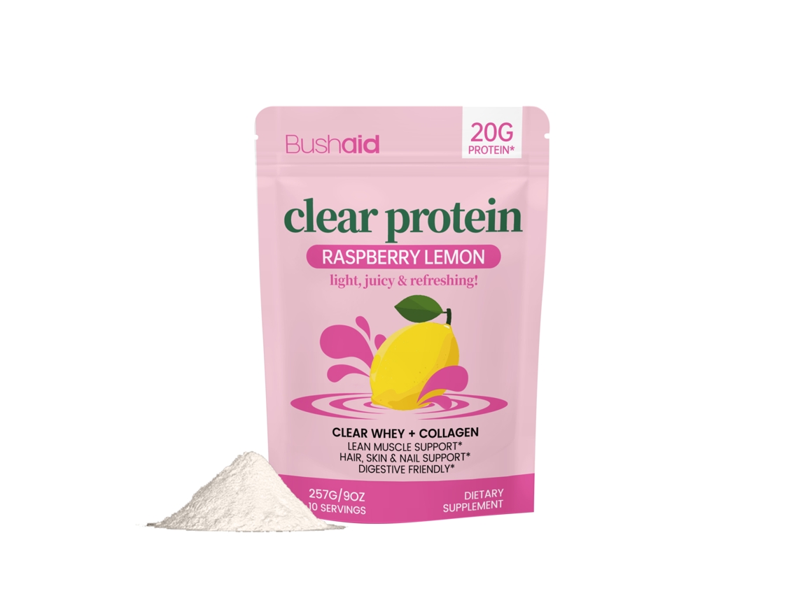 Bushaid Proteína em Pó Nutre Pele e Cabelo
