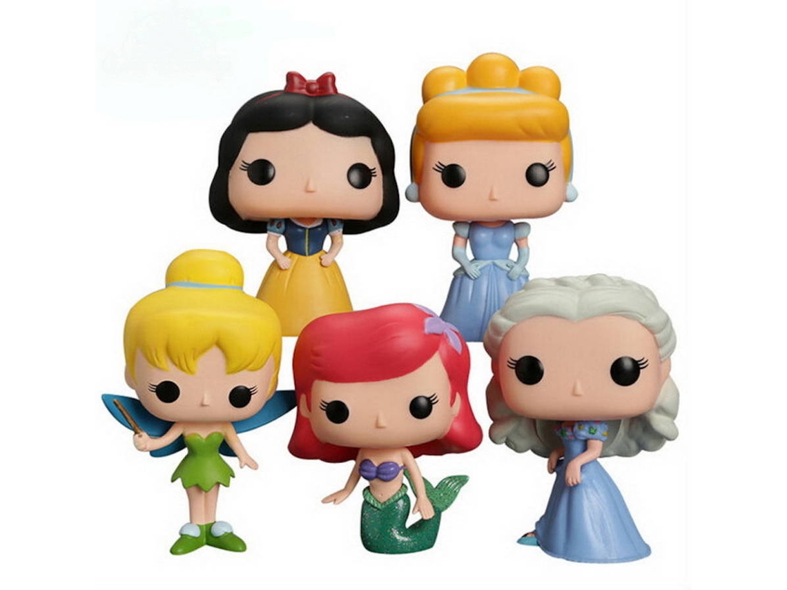 5 Figuras EASTVAPS Fairytale Snow White Flower Fairy Mermaid Alice