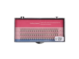 Cílios Falsos De Extensão Profissionais Soft Dense Grafting 0.07 C12mm Para Maquiagem