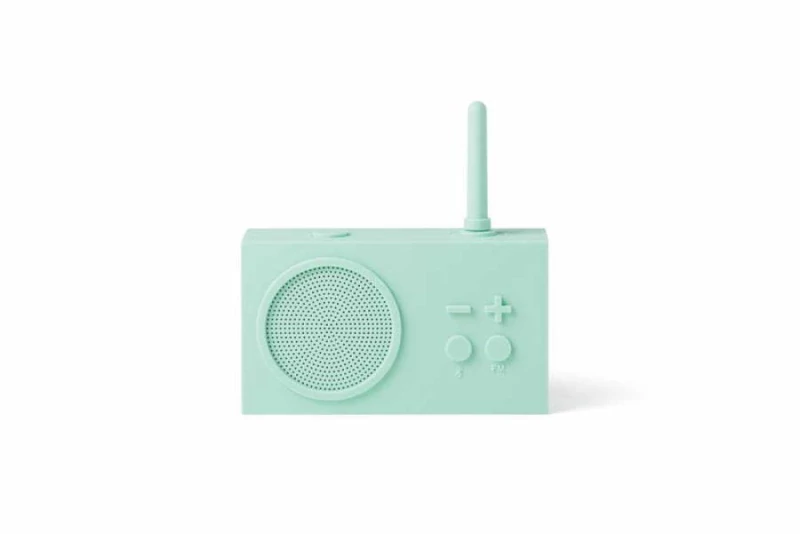 Rádio FM Bluetooth LEXON TYKHO 3 (Autonomia: Até 20 horas - USB-C - Verde Menta)