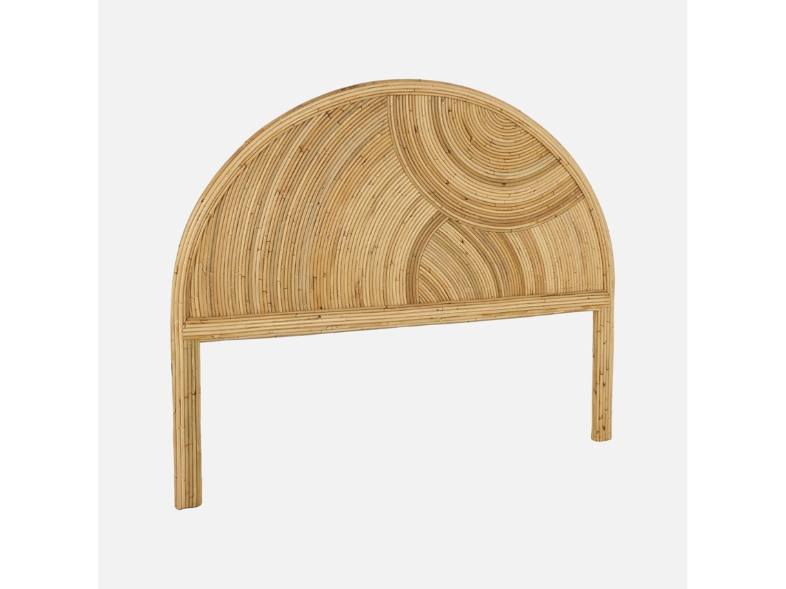 Cabeceira Para Cama De Vime Natural, Natural