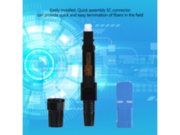 Laxiscreed Fibra Óptica Monomodo Com Conector Rápido Para Ftth E Conexões Ágeis