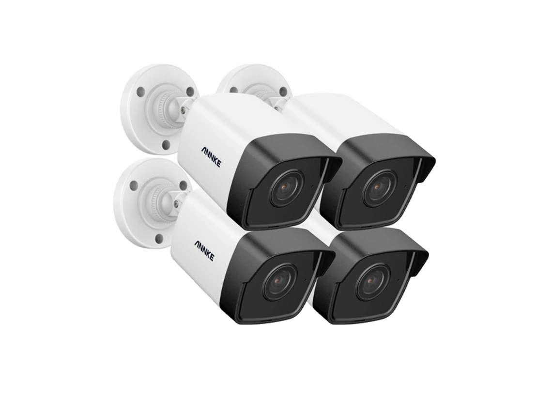 Câmera Ip Poe, Ultra Fhd 5mp, Impermeável,4pcs I51dl Oem