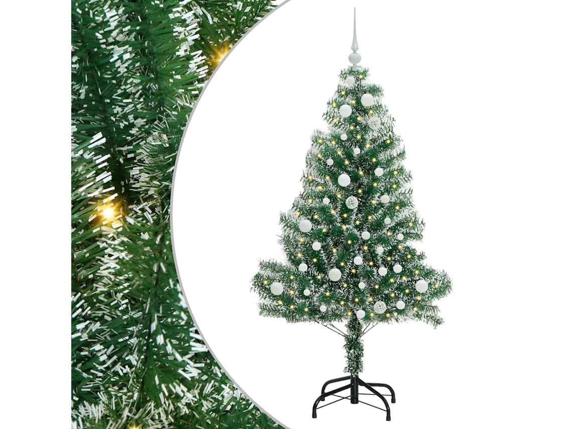 Conjunto 1 Árvores De Natal Artificiais Vidaxl Verde Polietileno (150 Cm)