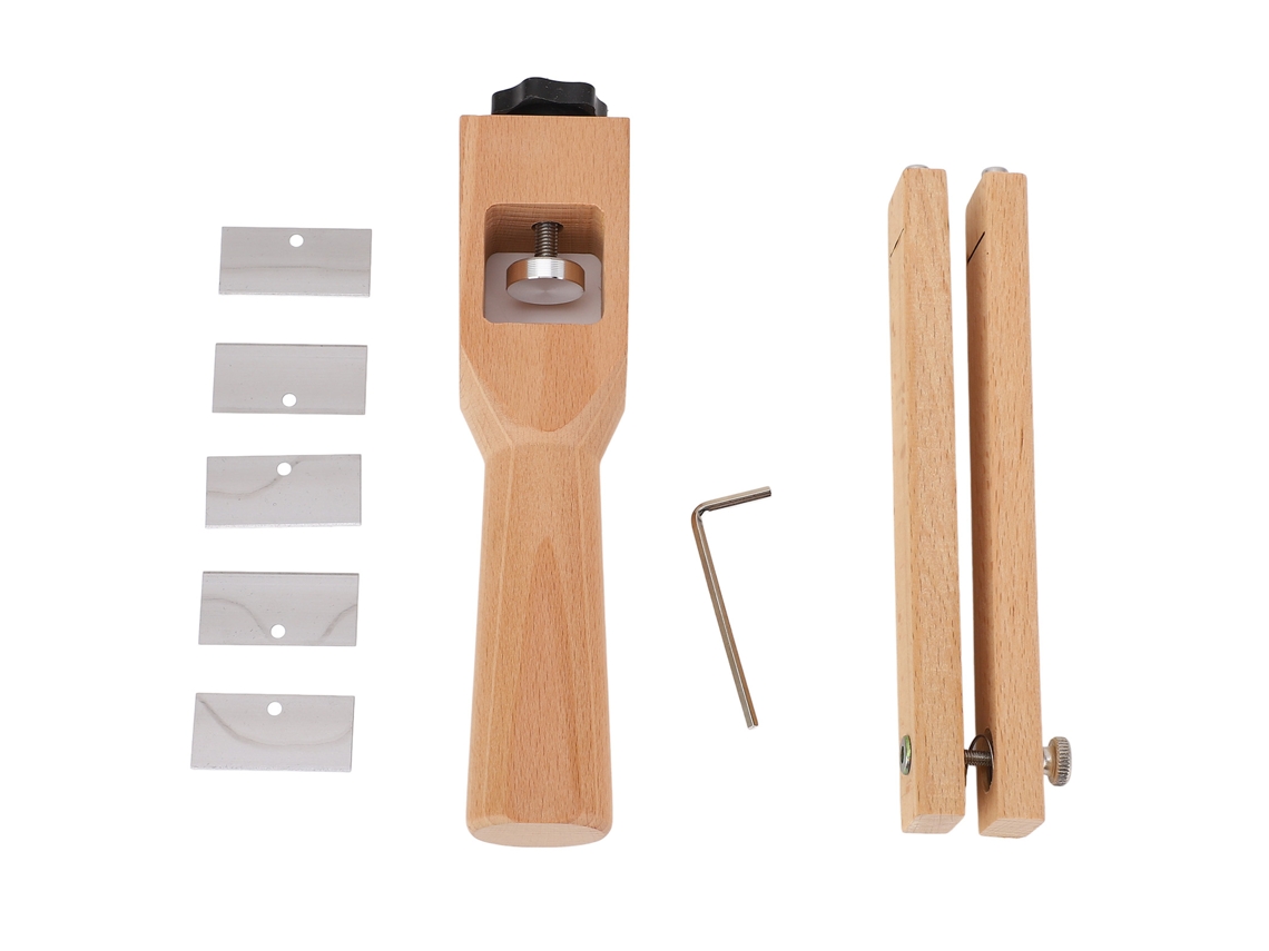 Cortador De Cinturones De Cuero Ajustable 7-10cm Herramienta De Corte Com 5 Lâminas Para Artesanato