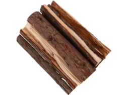 Conjunto De 10 Toras Decorativas Rústicas Feitas De Lenha Natural.