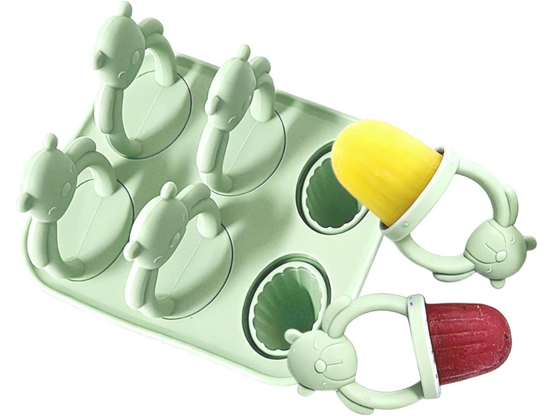 Molde De Silicone Reutilizável Com 6 Cavidades