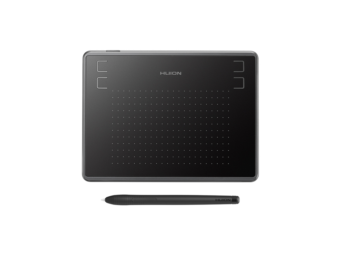 Tablet Gráfico Huion H430p Com Caneta Sem Bateria E 4096 Níveis De Pressão