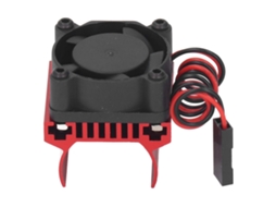 Ventoinha Resfriamento Motor Rc Carro Traxxas 1/18 Vermelha