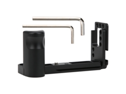 Aluminium Alloy Handle L Quick Release Plate Vertical Shooting For Fuji Xa7 Camera LAXISCREED (black )