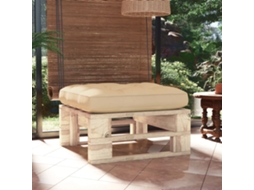 Vidaxl Otomana De Paletes Para Jardim Pinho Impregnado
