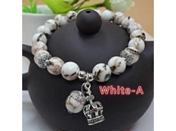Pulseira Baker Turquesa branco