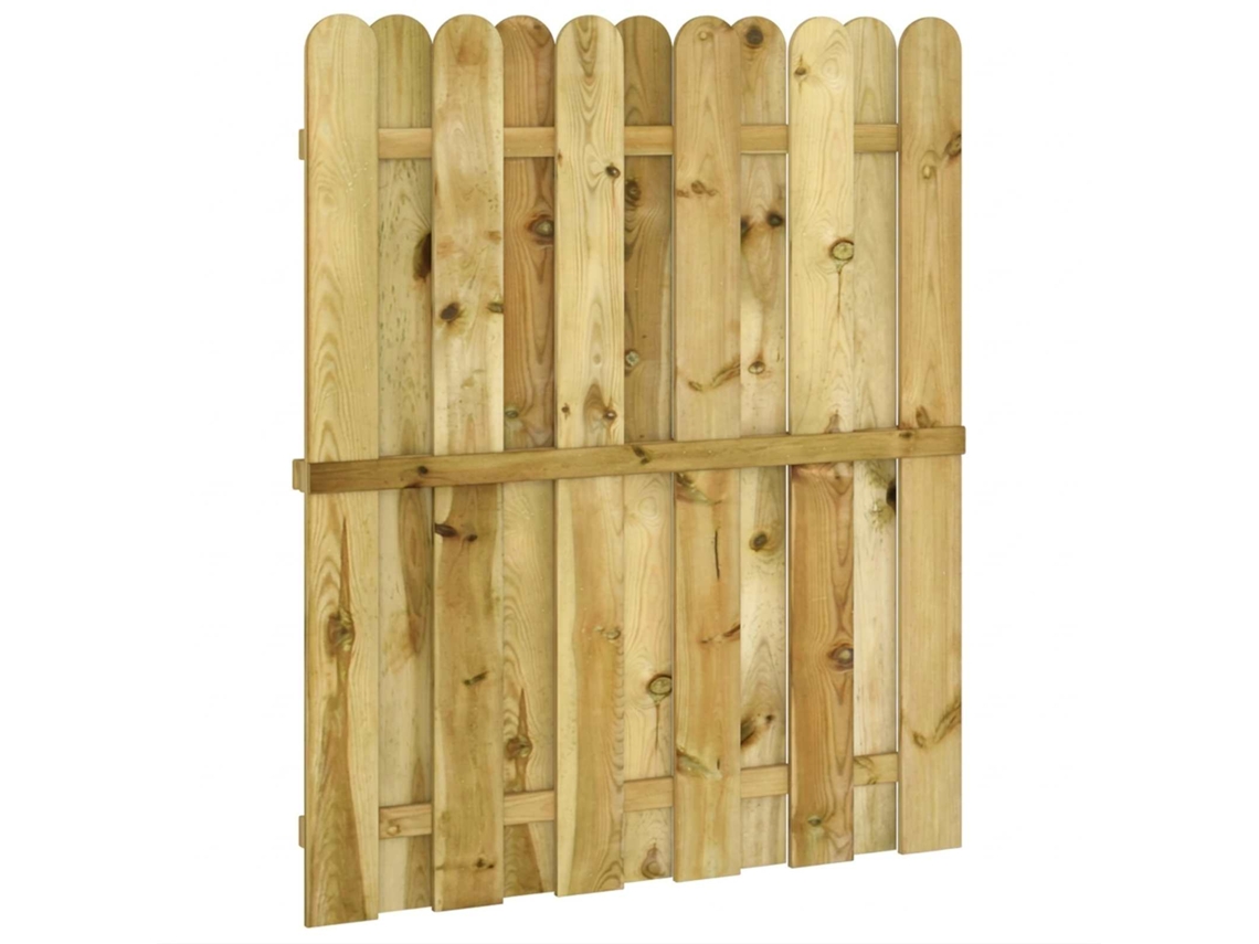 Maison Exclusive - Portão De Jardim 100 X 125 Cm Madeira De Pinho Maciça Verde