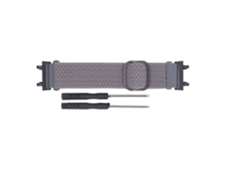 Pulseira Elástica Trançada Para Amazfit Active Edge A2212 Cinza