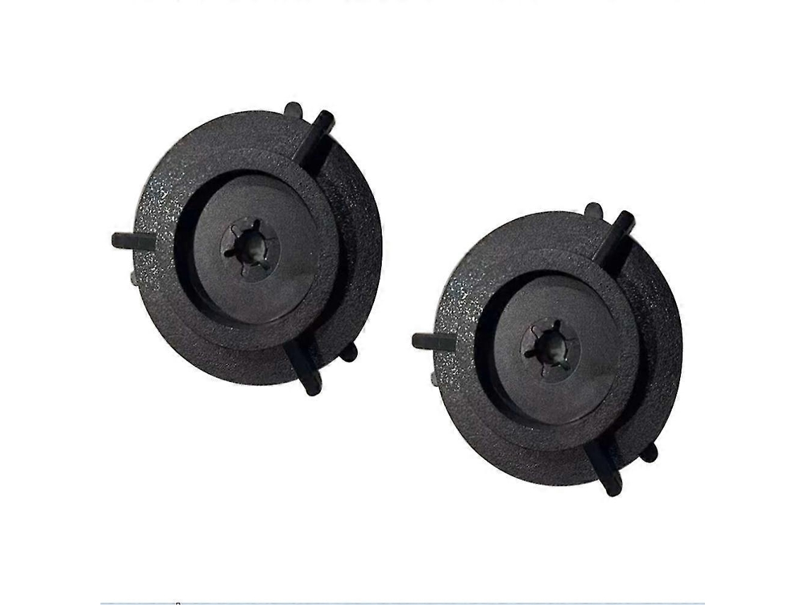 1 Par De Abridores Para Adaptador De Cubo De Alumínio Studer Revox, Plástico, Preto