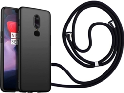 Capa Oneplus 6 Turtleshell Rígida com Fita Preto