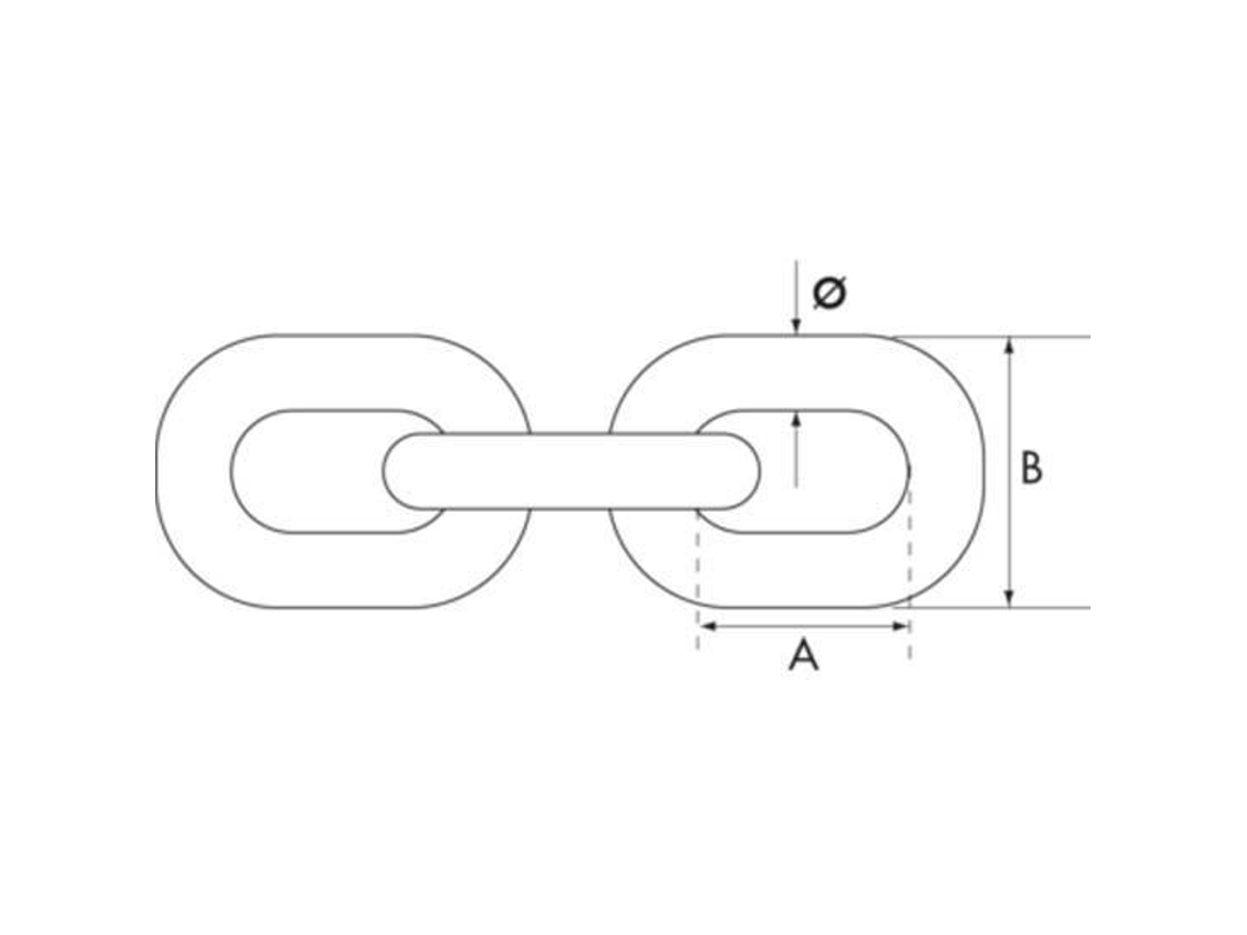 Plastimo Short Link Chain 10